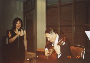 2004 - Con Anibal Arias en la Casa del Tango - Despedida antes de partir de gira por Alemania